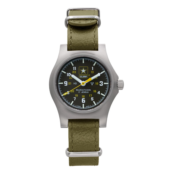 36mm Official US Army™ Officer's Watch on Leather DEFSTAN (GPM) MARATHON