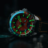 Atlas Orange / Black | Orange Dial