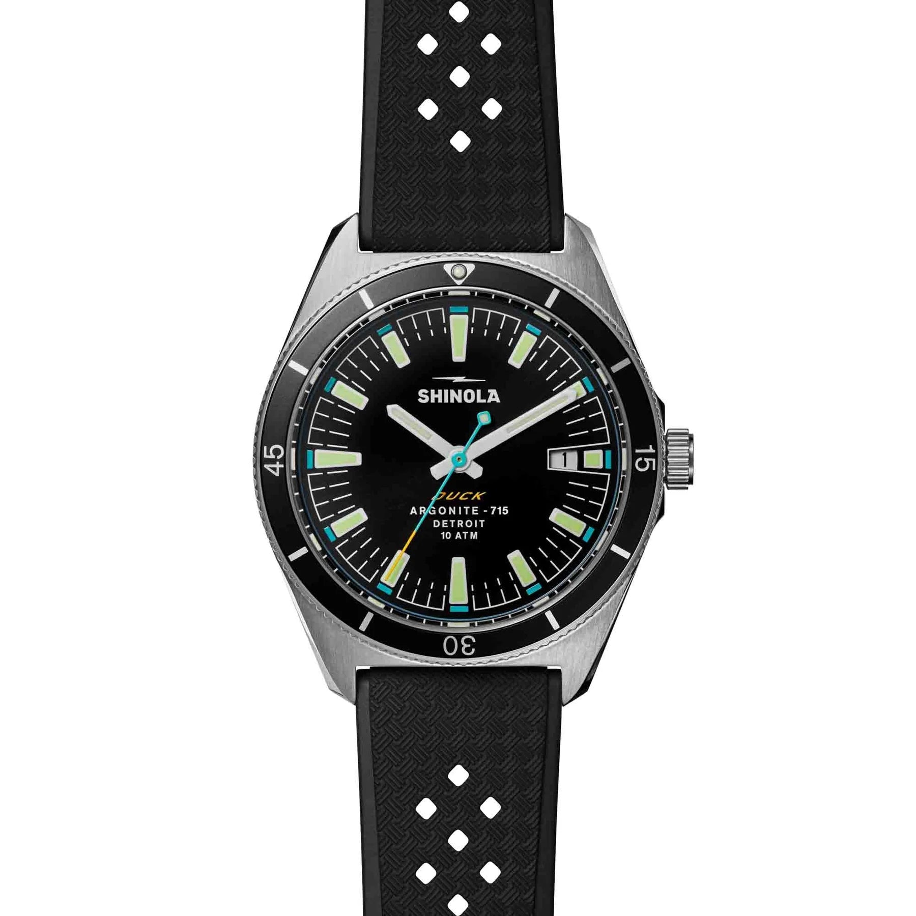 GMDNS105 ○ SILIK / シリック lo stile di cla The Duck 40mm Black | Black Dial – Watch Gang