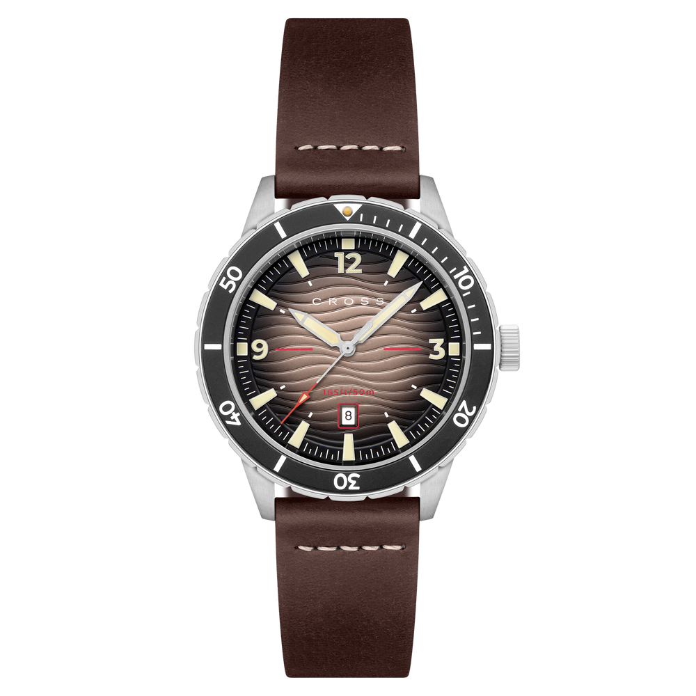 クライ Cross Cross Baskerville Quartz Brown / Brown Leather | | CR9064-04