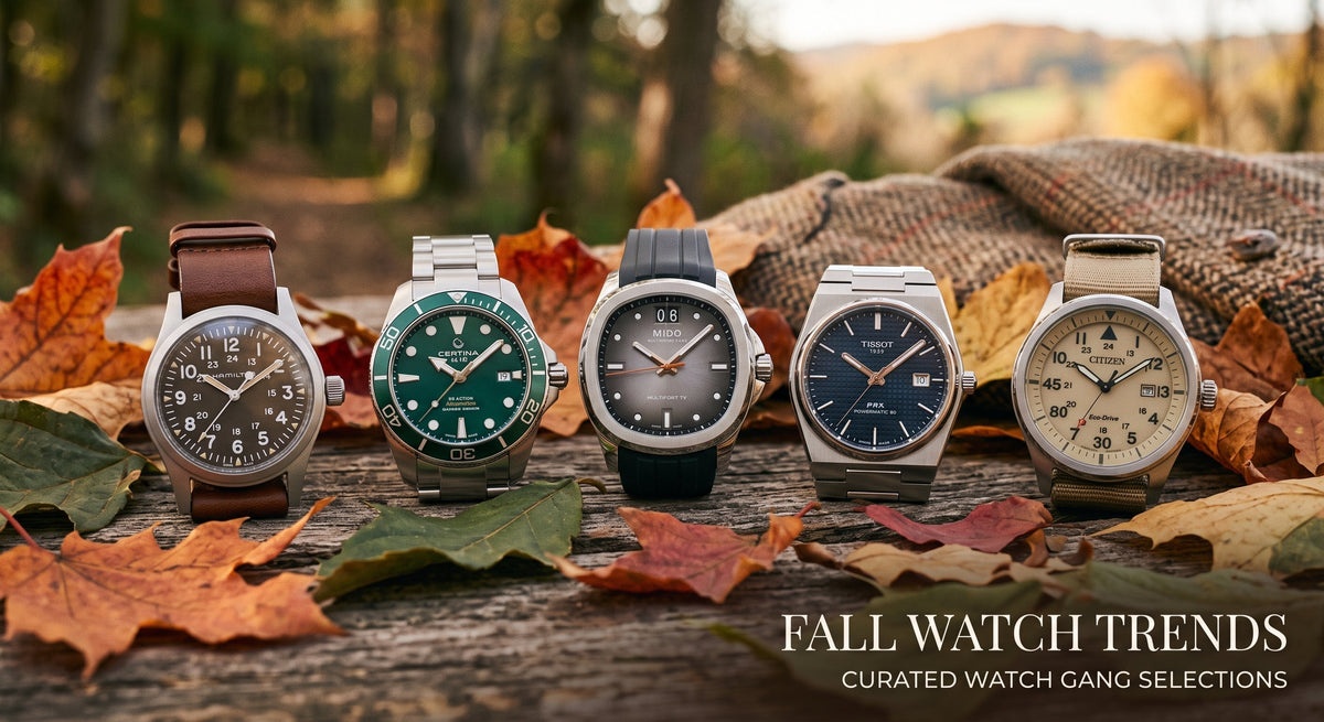 Falling into Style: Essential Autumn Watch Trends Under $500 and Under $1,000 - New Season, New Watch