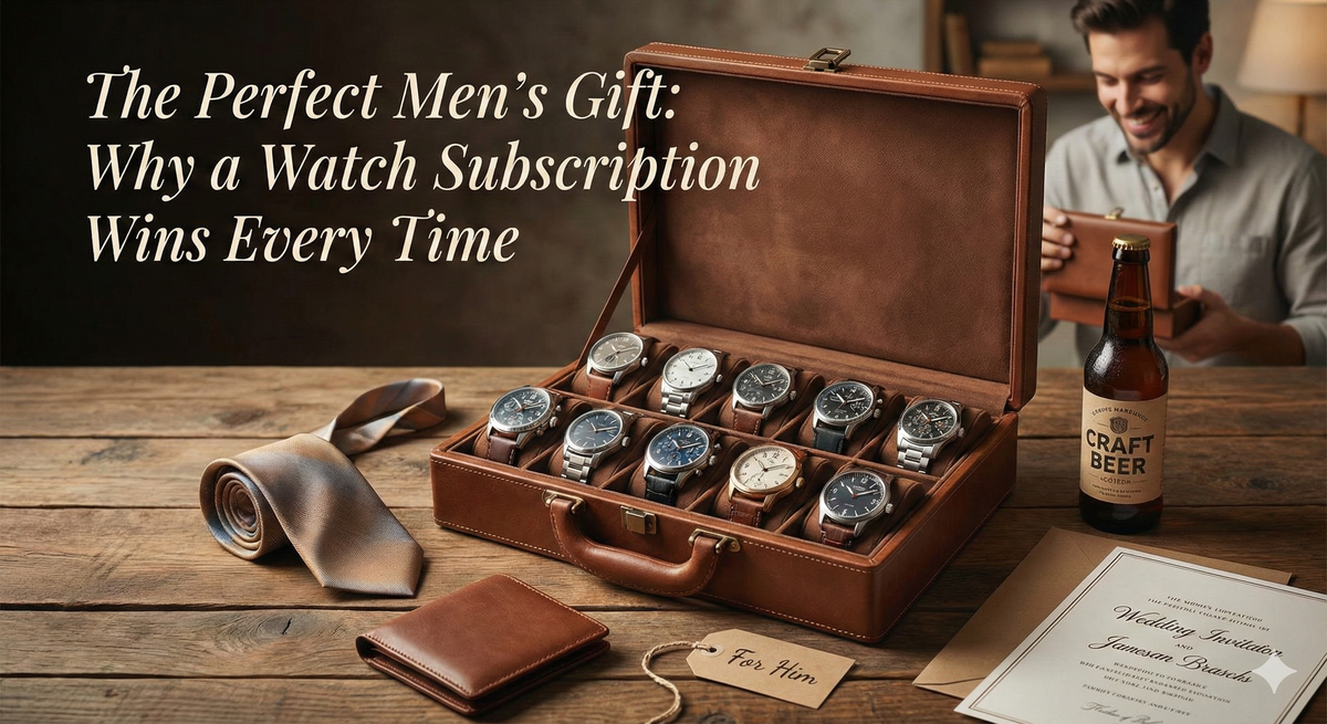 Why a Watch Subscription Is the Ultimate "I Actually Tried" Gift for Men