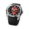 Armand Nicolet X Watch Gang J09-3 Red Skull / Black Rubber Strap Special Edition Watch
