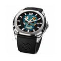 Armand Nicolet X Watch Gang J09-3 Aqua Skull / Black Rubber Strap Special Edition Watch