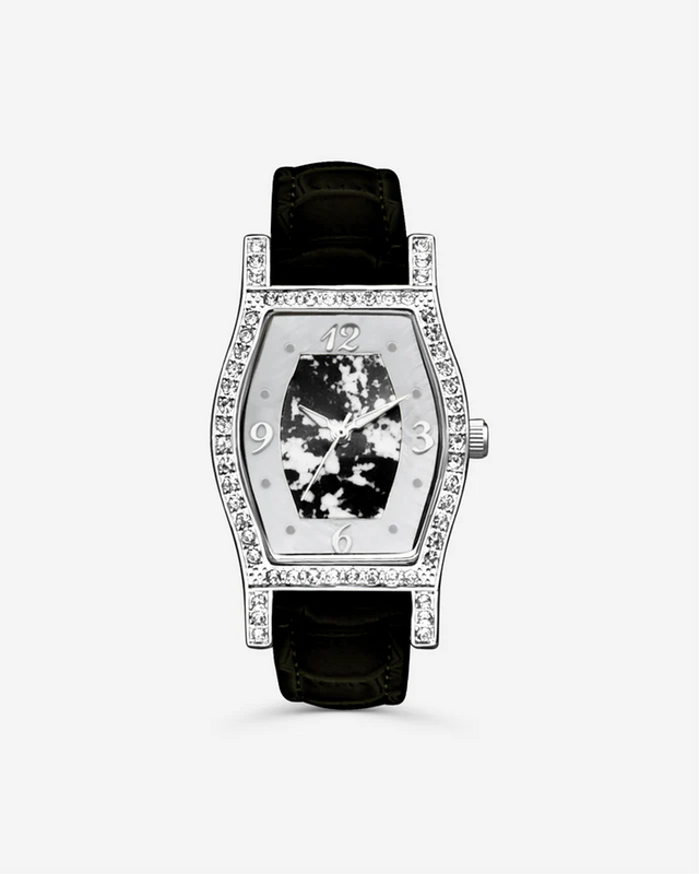PIETRA Ladies Quartz Mother of Pearl Dial Watch with Crystal Bezel  |  Dial