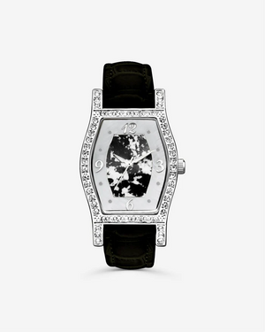PIETRA Ladies Quartz Mother of Pearl Dial Watch with Crystal Bezel