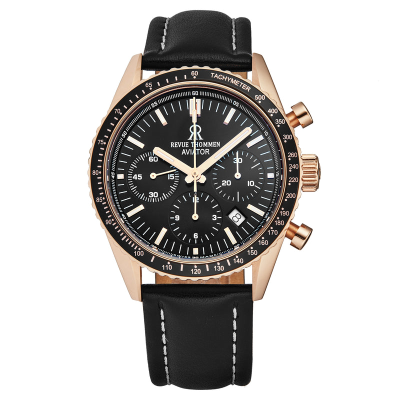 Aviator 17000.6567 / Black | Black Dial