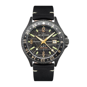 Baja GMT Black / Leather | Black Dial