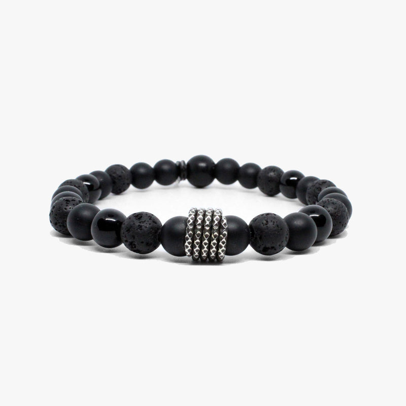 Gemstone, Onyx, Sterling, Black  |  Dial