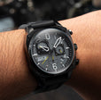 Hawker Hunter Retrograde Chronograph Gray / Rubber | Gray Dial