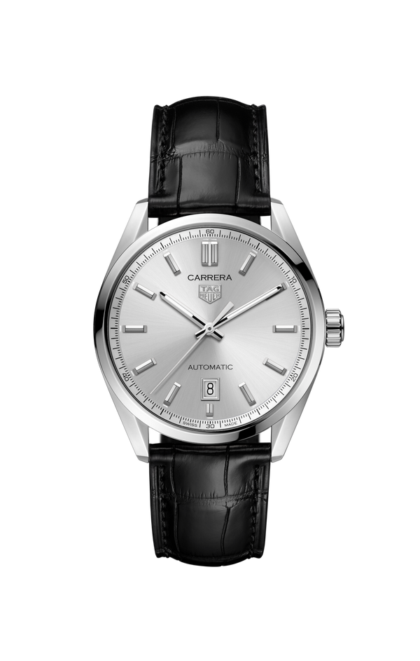 Carrera Date 39mm silver | Black Dial