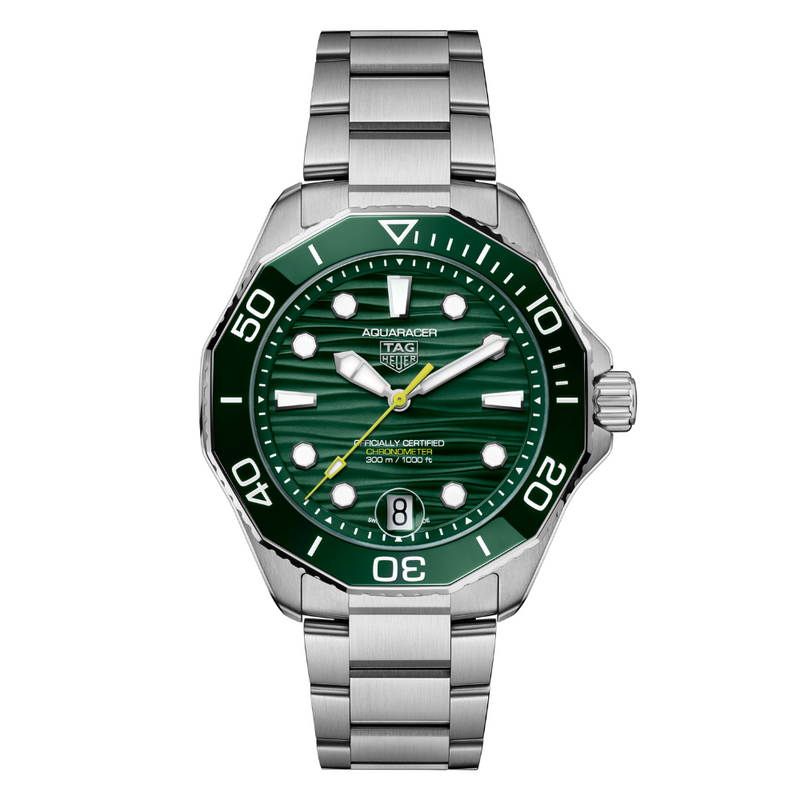 Aquaracer Professional 300 42mm Green / Stainless | Green Dial