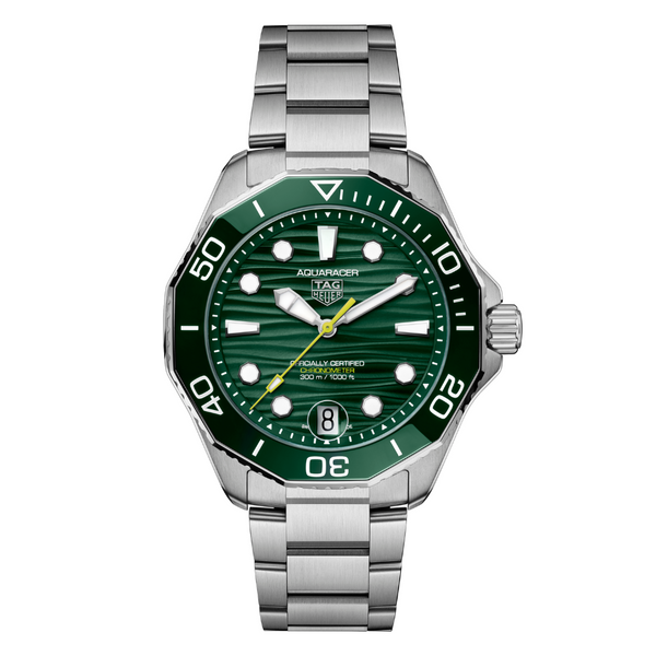 Aquaracer Professional 300 42mm Green / Stainless | Green Dial