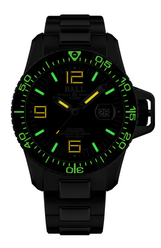 Engineer Hydrocarbon EOD 42mm Black | Black Dial