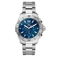 TAG HEUER AQUARACER PROFESSIONAL 200 CHRONOGRAPH 40MM, W/R 200M, STEEL CASE & BRACELET, BLUE DIAL Blue Dial | Blue Dial