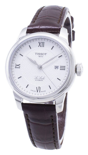 Le Locle 29mm / Silver / Brown | Silver Dial