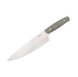 Chef Knife Green Canvas Micarta |  Dial