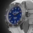 Damascus Swiss Automatic SW200 Deep Marine Explorer II Damascus/Blue Dial/White Strap | Blue Dial