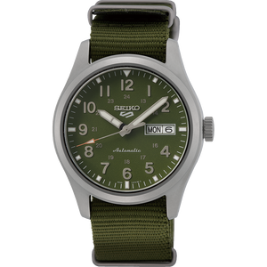 5 Sports Field Series Black Dial Black Nylon Strap 39.4mm Black Dial