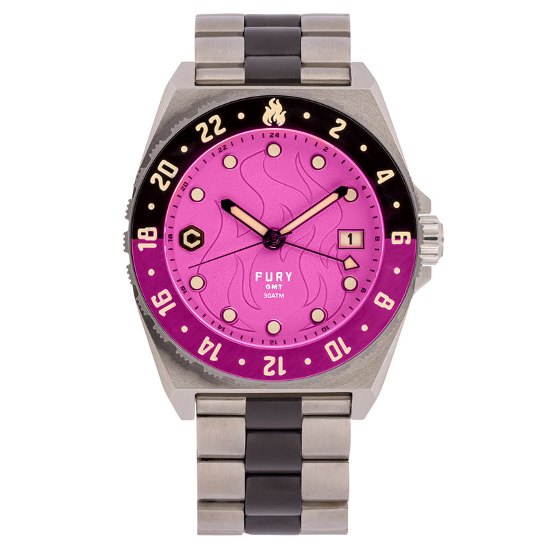 Fury GMT PANTHER PINK | Pink Dial