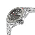Hudson Yards Swiss Automatic Custom made SW220 - Day/Date display Diver watch, Grey Ceramic bezel, Unidirectional Rotating bezel. | Grey Dial