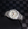 Tri-Hawk Tritium White with Luminous Glow White Dial