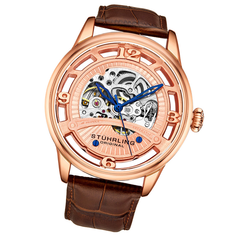 Legacy Brown/Semi-transparent Leather | Semi-transparent Dial