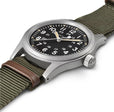 Khaki Field Black / Fabric | Black Dial
