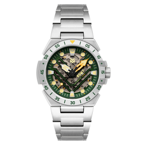 Himars Skeleton Automatic Green / Stainless Steel Stainless Steel | Green Dial