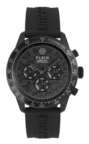 PLEINMETER 44MM Black / Silicone | Black Dial