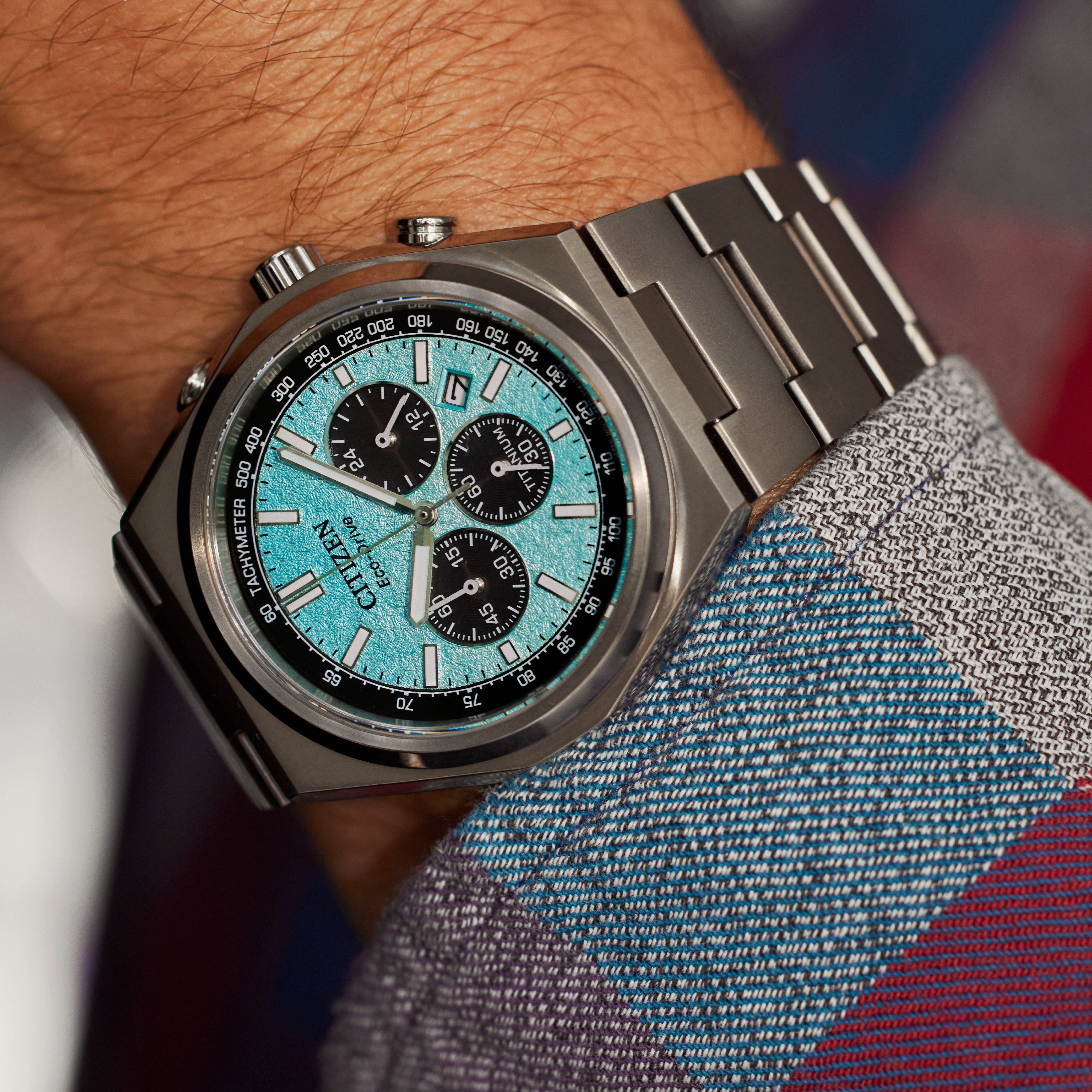 Zenshin Chrono Blue / Super Titanium | Blue Dial – Watch Gang