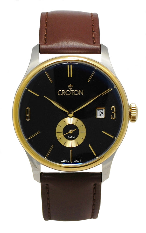 Twotone Black Two Tone/Brown | Black Dial