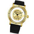 Aviator Black/Gold Black/Gold/Silicone | Gold Dial