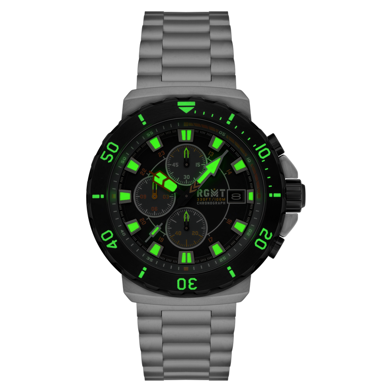 TRENCH CHRONOGRAPH BLACK / STAINLESS STEEL Black Dial