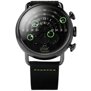 Halograph Chrono Sapphire Gunmetal Lime Black Dial