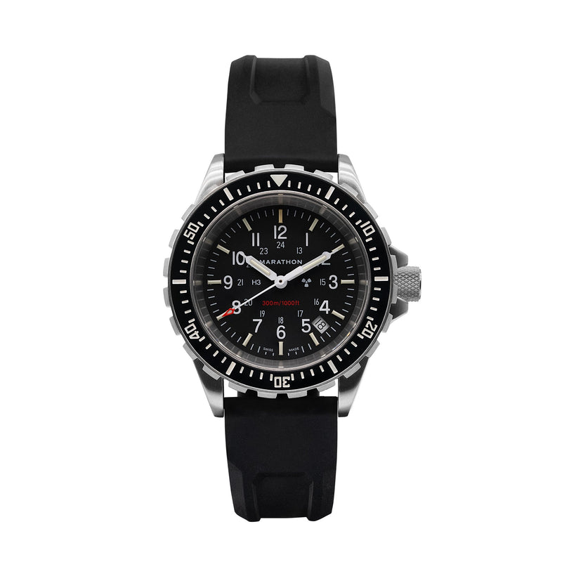 Dive SS/BKSS 3PC RUBBER (WW194007SS-0030) | Black Dial