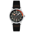 Camogli Automatic Grey / Black Leather | Grey Dial
