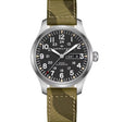 Khaki Field Day Date Auto Beige/Textile | Black Dial