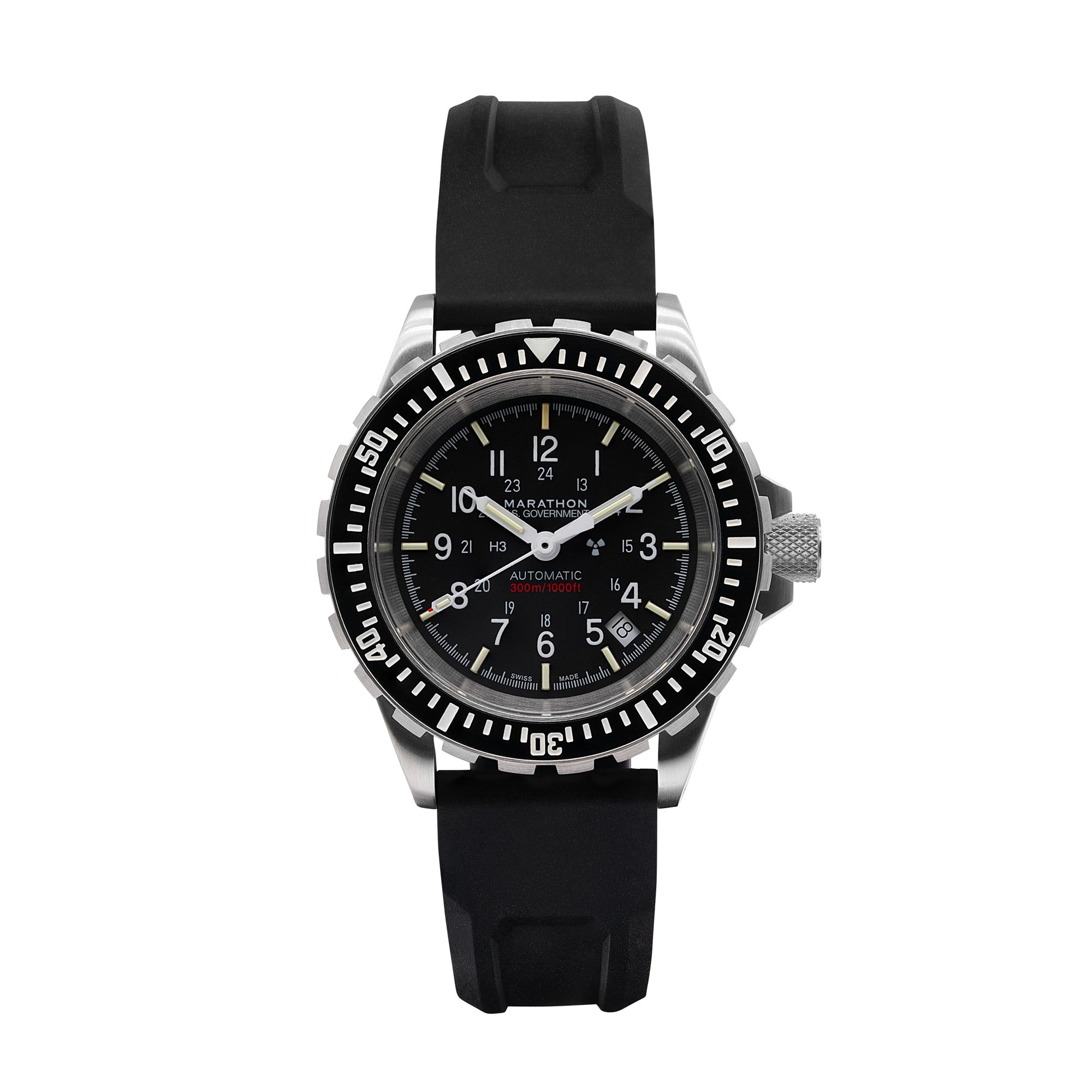 マスゲンルアー Dive SS/BKSS 3PC RUBBER (WW194006SS-0030) | Black Dial – Watch Gang