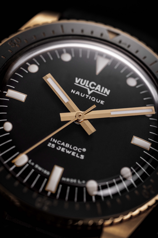Skindiver Nautiqe Gold & Black | Black Dial