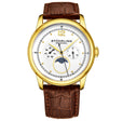 Symphony Brown/Leather/White Dial/Gold Case | White Dial
