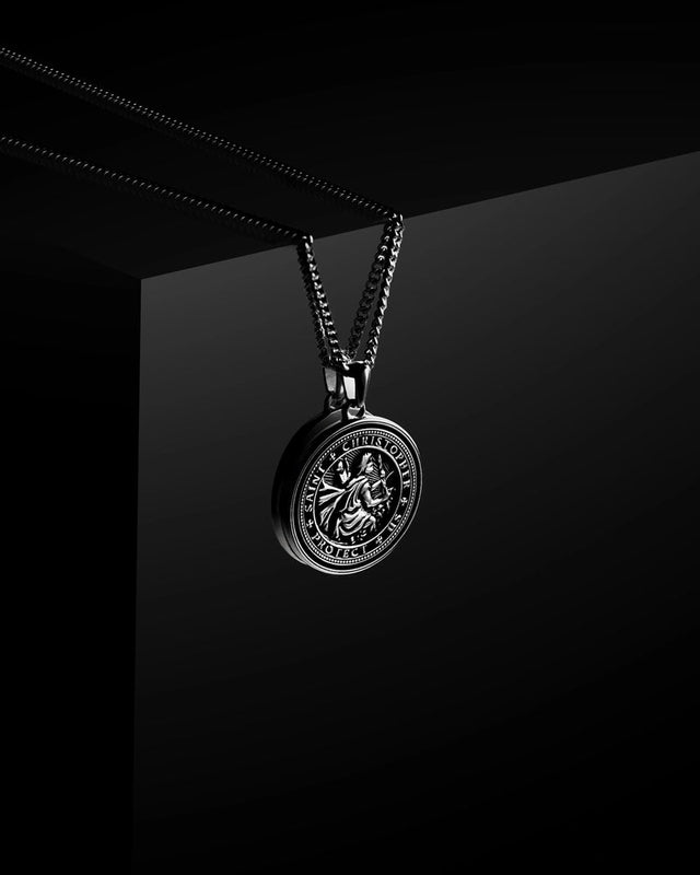 St. Christopher Pendant Sterling Silver