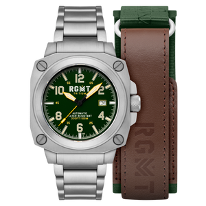 Altimeter Tritium Automatic Green /Stainless Steel | Green Dial