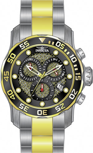 Pro Diver Chronograph Gold-Tone / Black Dial / Two-Tone Gold / Silver Stainless Steel Bracelet Two-Tone Gold / Black Dial