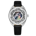 Symphony-995.02 Black Leather | Blue Dial