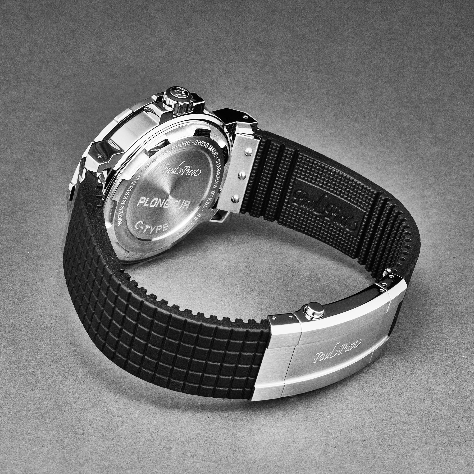 C-Type P4118.SNGNN3016 / Black | Black Dial