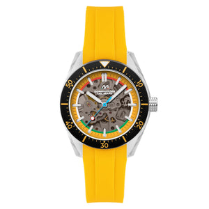 Ortona Radiant Yellow  / Yellow Silicone Strap Yellow Dial