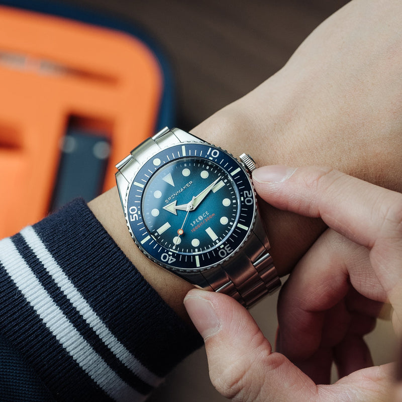 Spence 300 Blue / Stainless Steel | Blue Dial