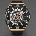 SkaFander 46SCSKFBLKBKGD2 / Black, Openworked | Black Dial
