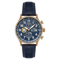 Classic Chronograph BLUE / LEATHER Blue Dial